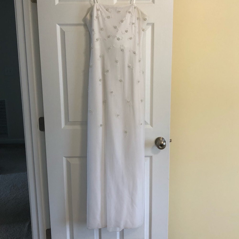 Strapless prom dress